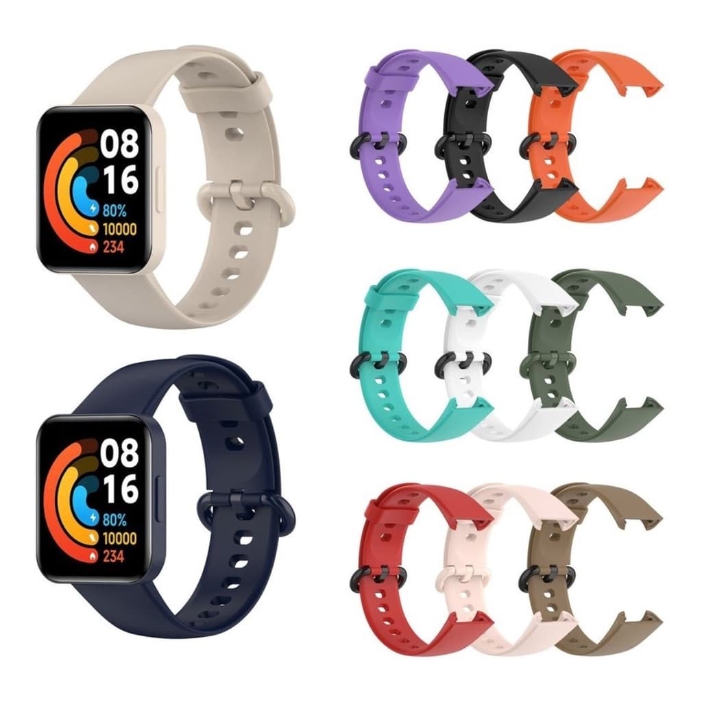 Pulseira Colorida De Silicone Para Xiaomi Redmi Watch 2 Lite