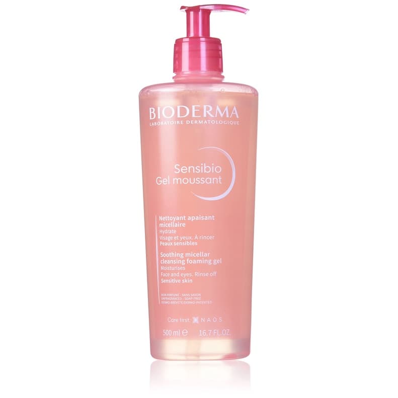 Gel de Limpeza Micelar Bioderma Sensibio Gel Moussant com 500mL
