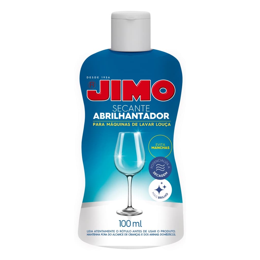 Jimo Secante Abrilhantador para Máquina Lavar Louça 100ml