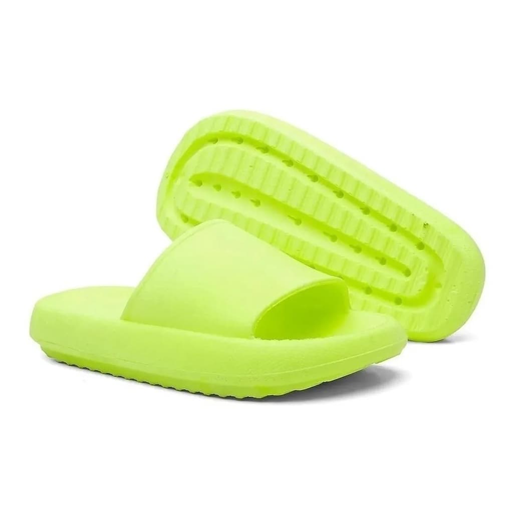 Chinelo Pisando em Nuvem, Macia, Bloqueira, Slid, VERDE, ROSA, AZUL, PINK, LARANJA
