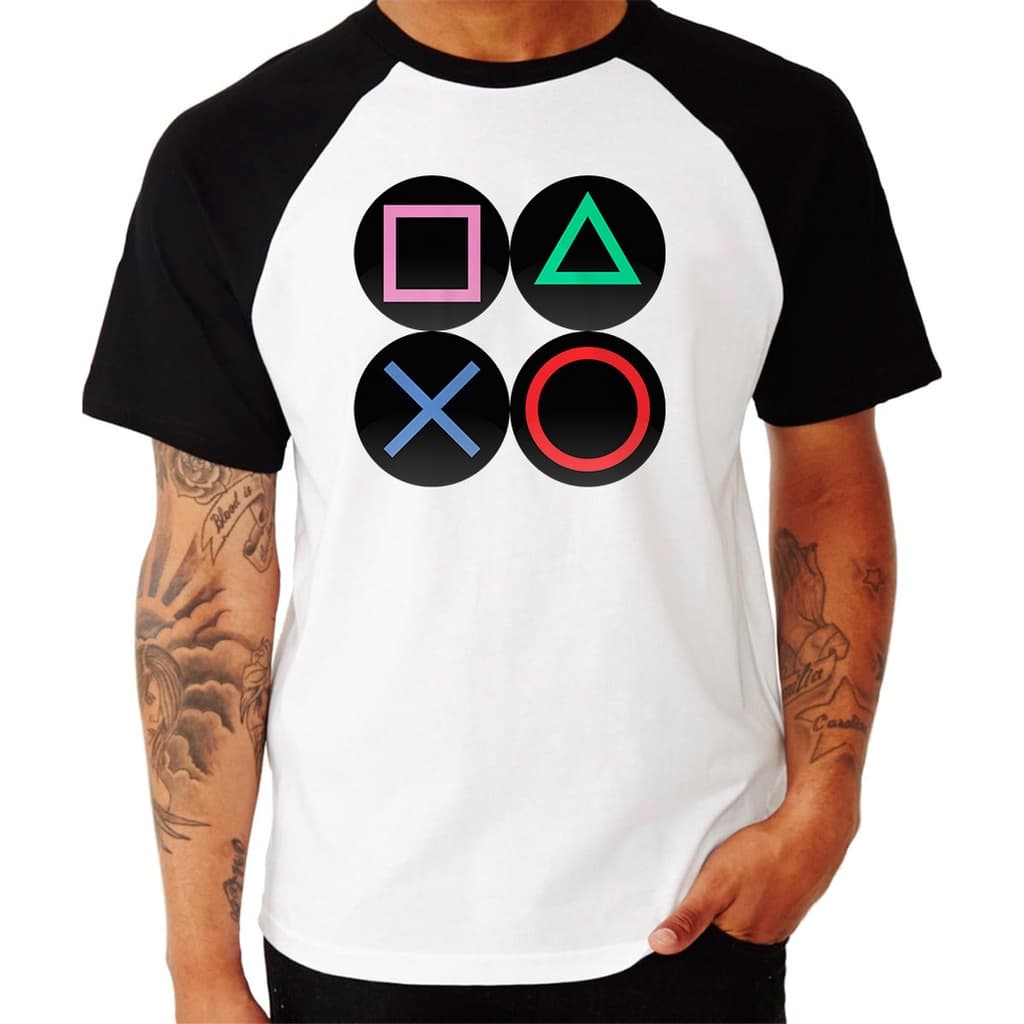 Camisa Camiseta Play Gamer 100% Poliéster, Camiseta Personalizada