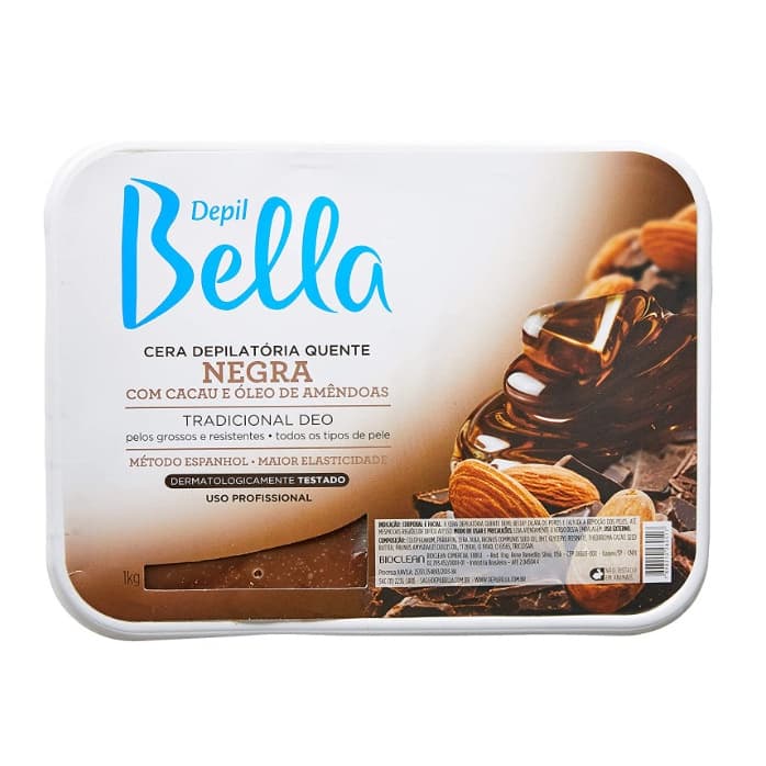 Cera Depilatória Depil Bella 1kg Negra