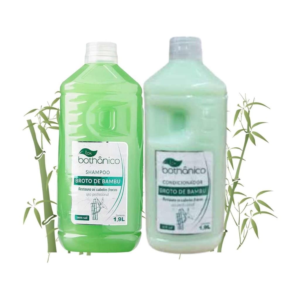 Galão Shampoo e Condicionador Broto de Bambu Tok Bothanico 1,9 Lt cada