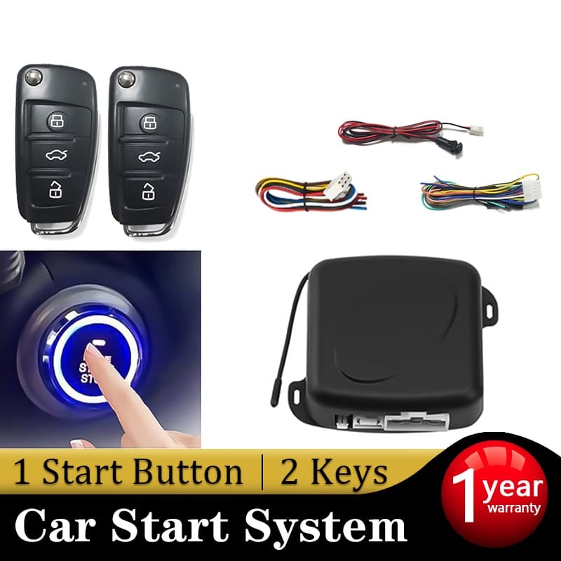 Alarme Automotivo Botão Start Stop  Anti-roubo Sem Chave Sistema12V Universal