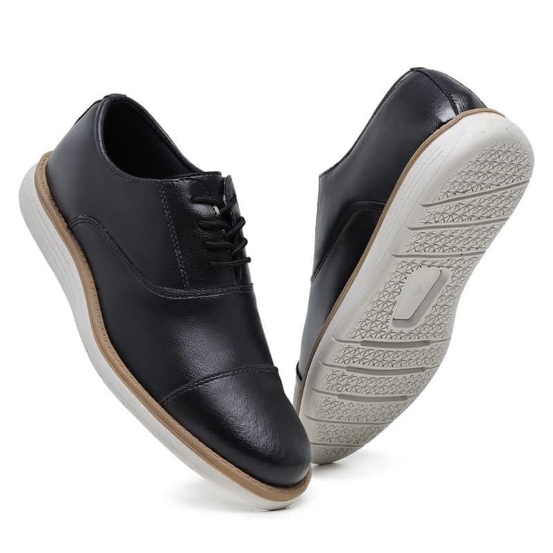 Sapato Social Masculino Oxford Brogue Inglês De Couro Macio Promoção