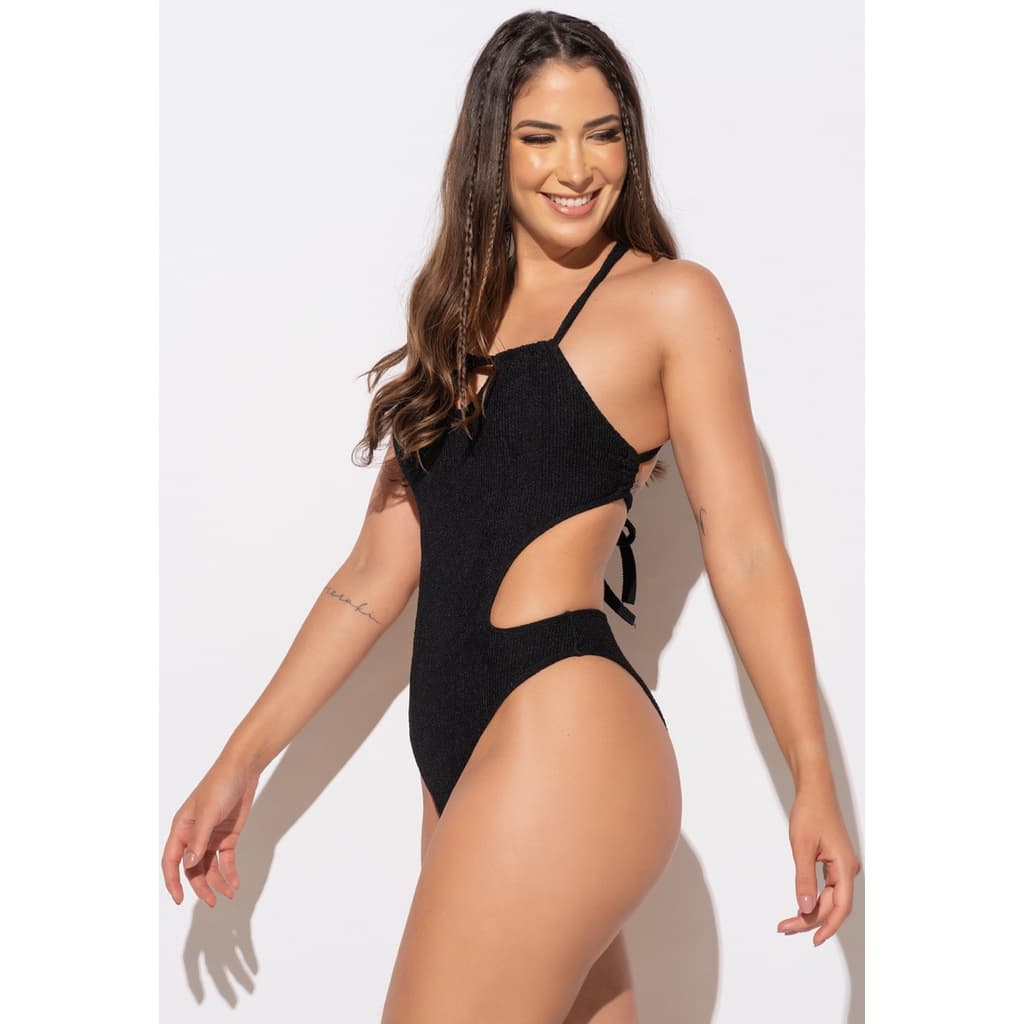 Maiô Feminino Engana Mamãe Textura Alto Relevo Lycra Asa Delta MVB Modas