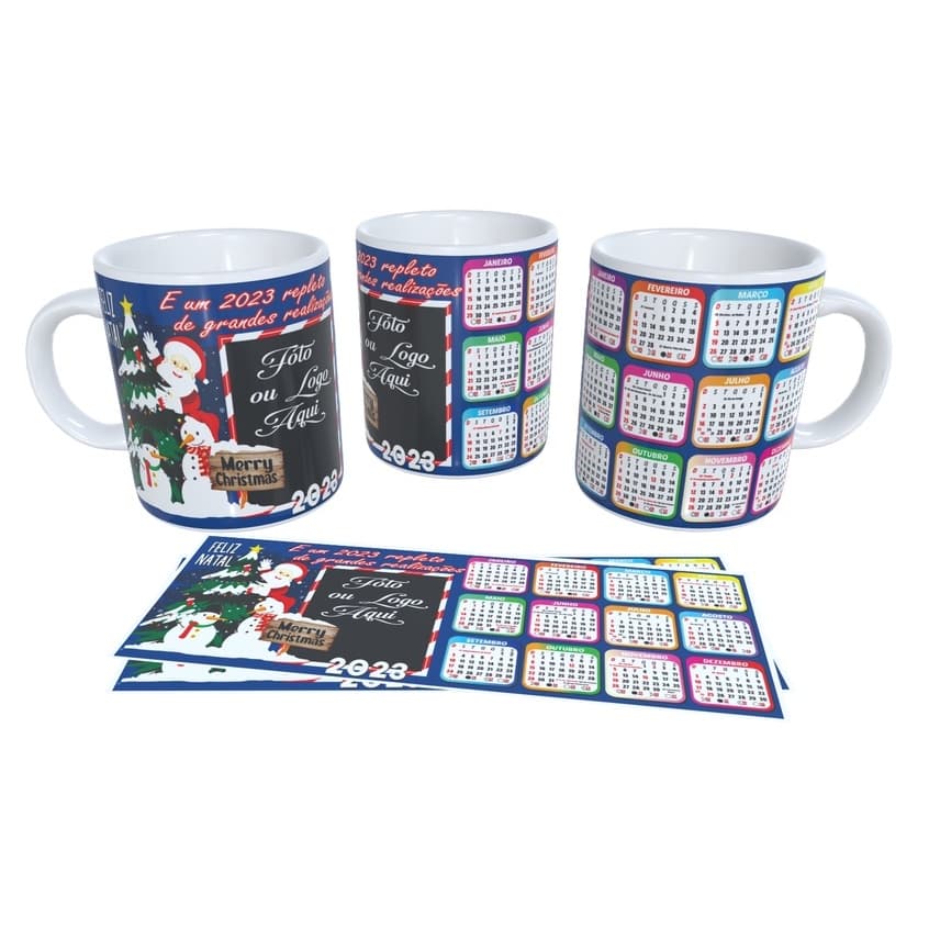 Caneca Personalizada NATAL - Com Foto + Caixa Personalizada