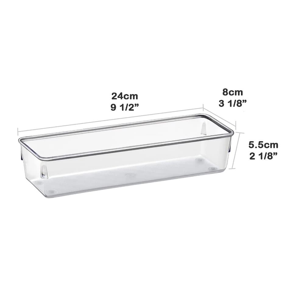 Organizadores Multiuso modular para Gavetas, maquiagem Armários, Geladeiras, Pote Acrílico Cristal acrimet