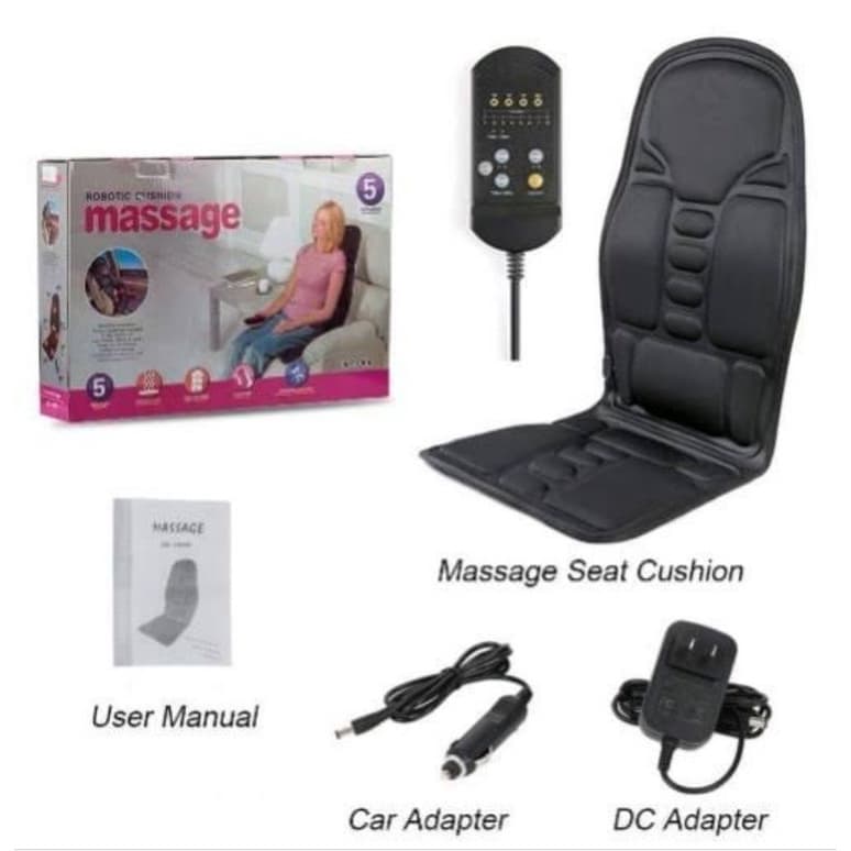 Assento Massageador de Lombar e Pescoço com aquecimento