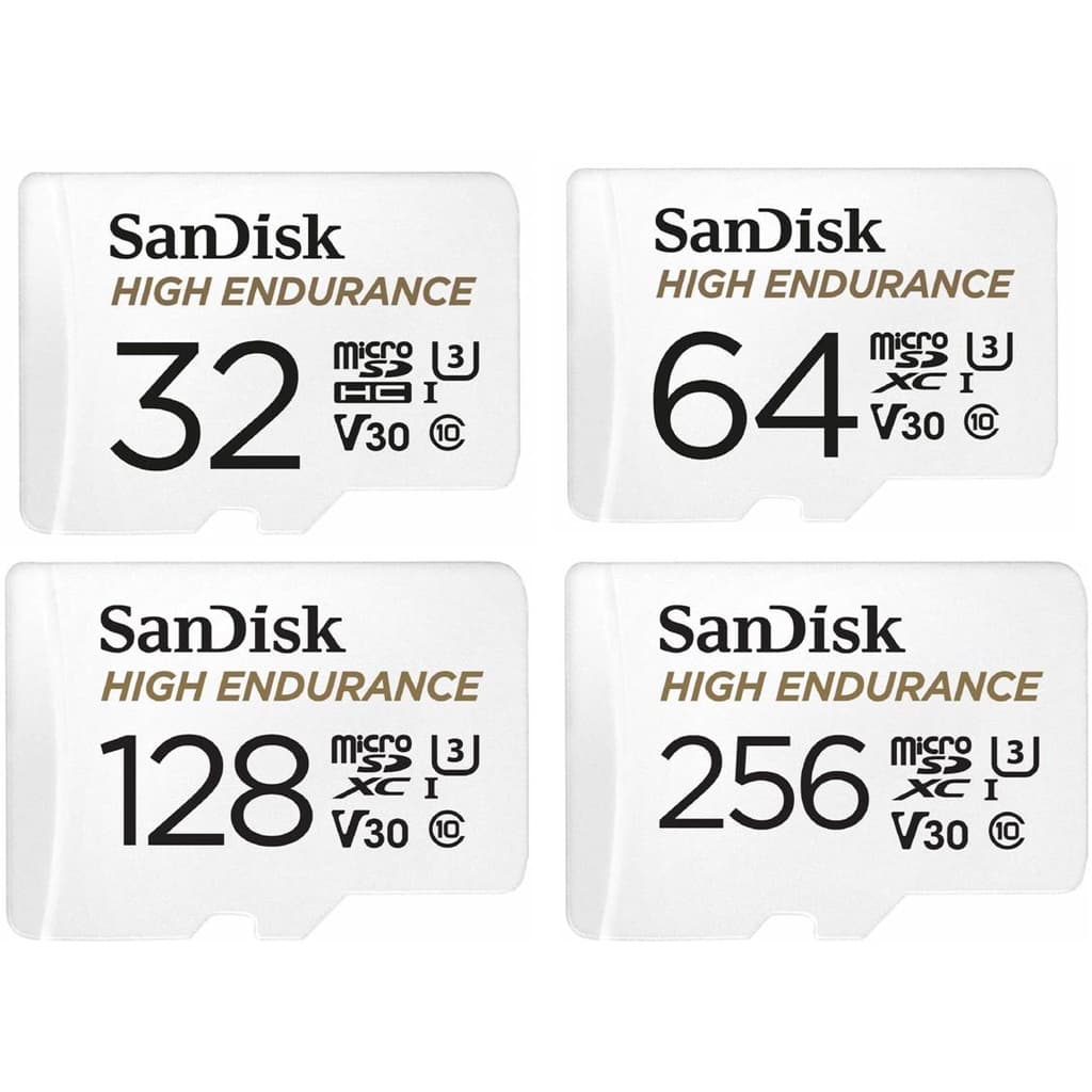 Cartão De Memória Flash Sandisk Micro SD De Alta Resistência (Sdsqnr) 32GB 64GB 128GB 256GB