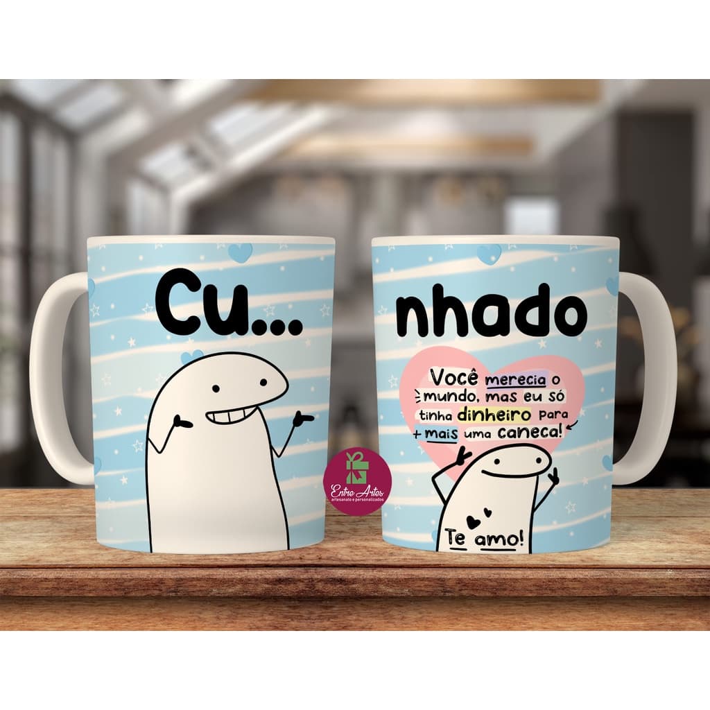 Caneca flork cunhado divertida engraçada presente