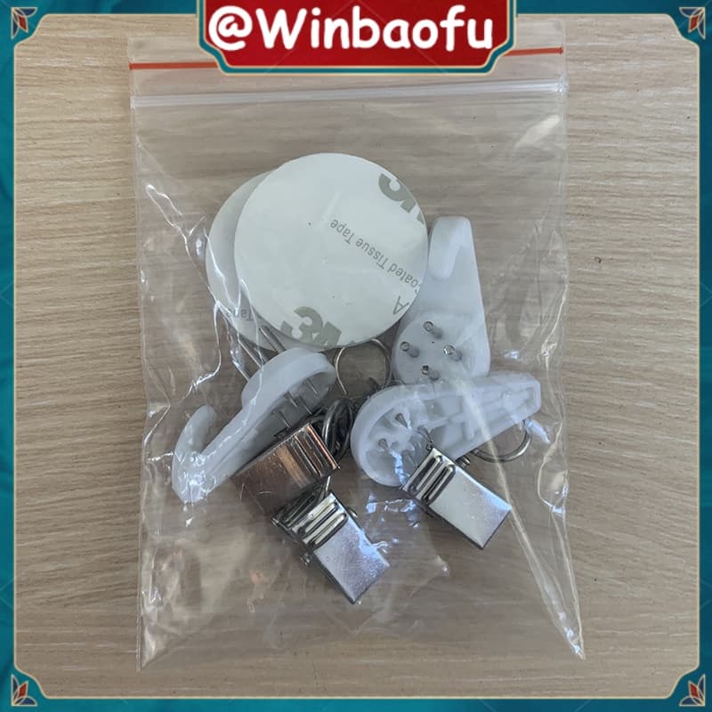 Saco de instalação de tapeçaria, acessórios de pano de fundo, kit de ferramentas correspondente, clipe de ferro para unh