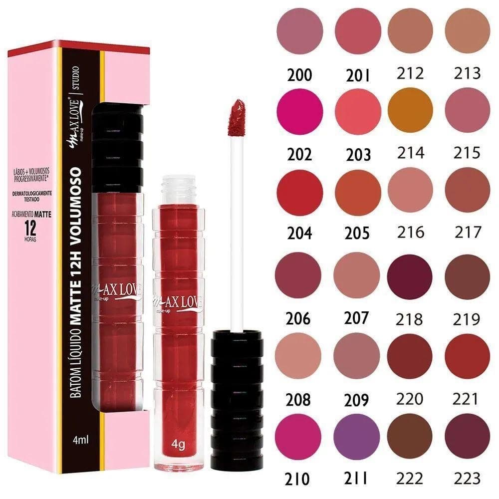 Max Love 12 Horas Matte Volumoso 4ml