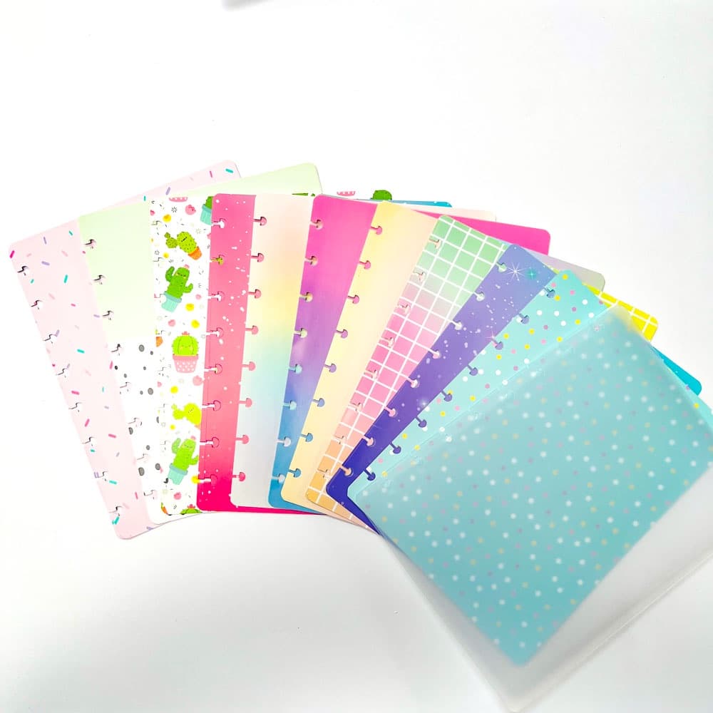 Mega Kit 10 Capas Avulsas Basic para caderno inteligente