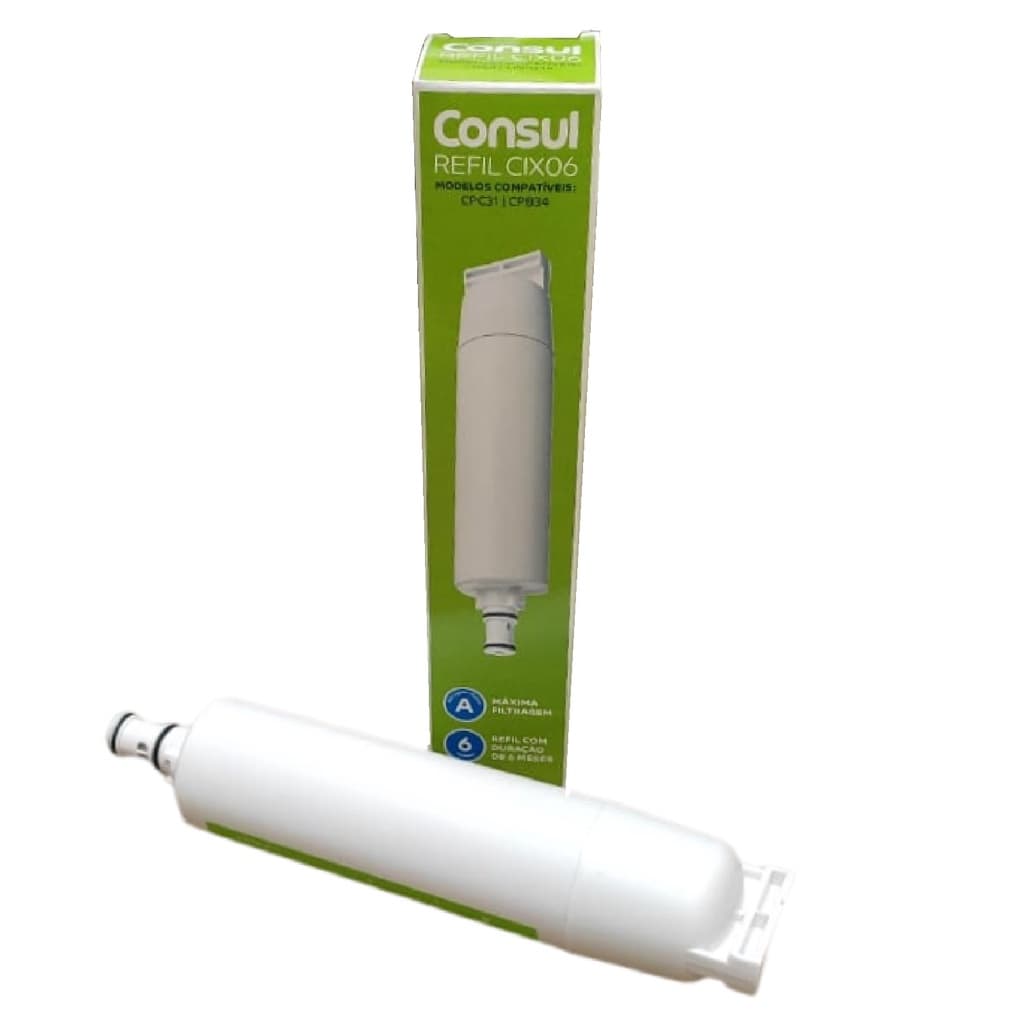 Refil Filtro Purificador Agua Consul CIX06 W11199342 Original