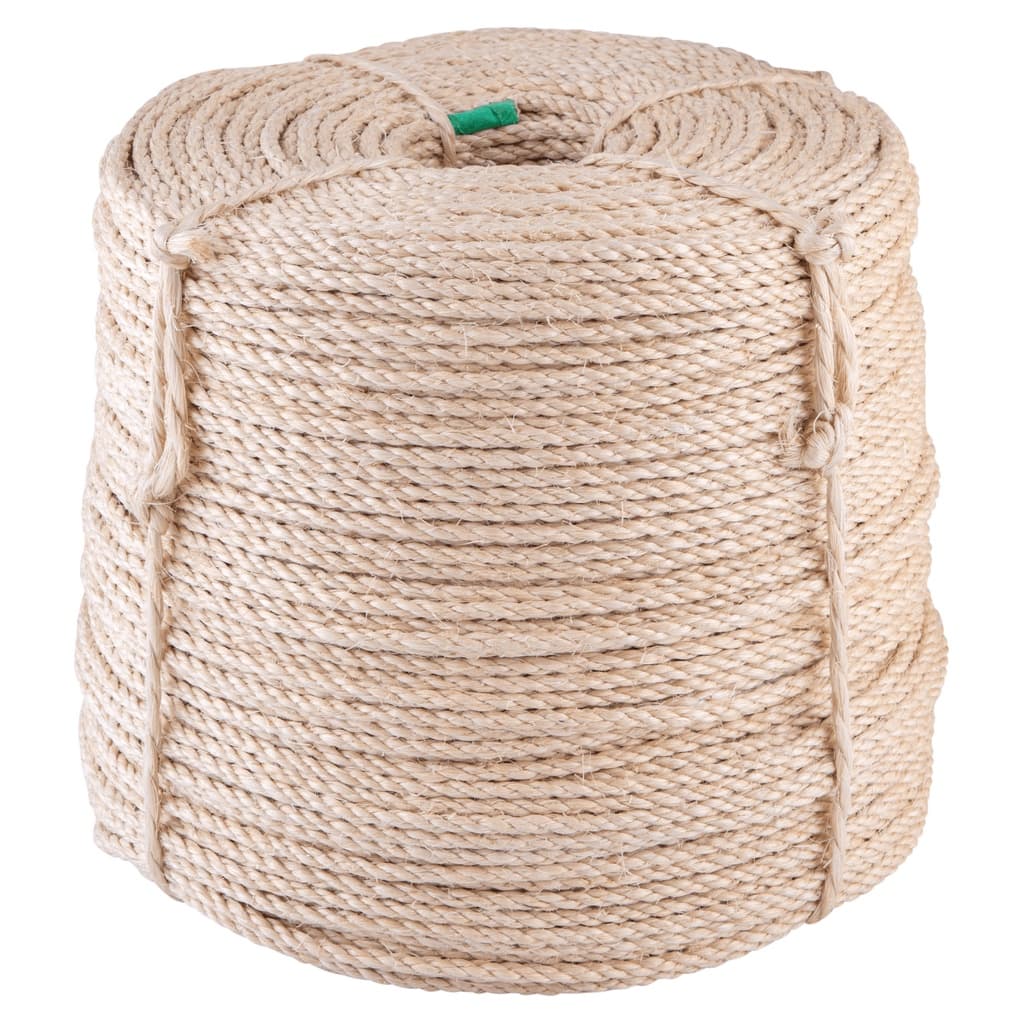 20 Metros de Corda de Sisal 5mm - Arranhado de gato - Uso Geral/Artesanato - ORIGINAL VONDER + NOTA FISCAL