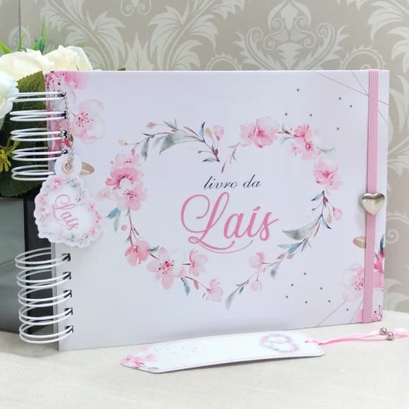 Livro do bebê personalizado acompanhamento do crescimento infantil
