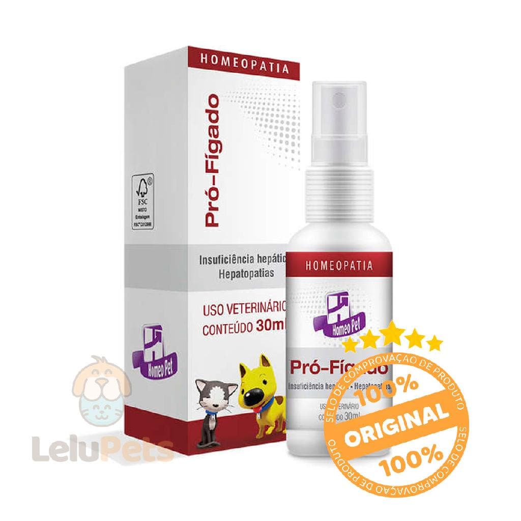 Pro-figado Homeopatia 30ml P/ Cães E Gatos
