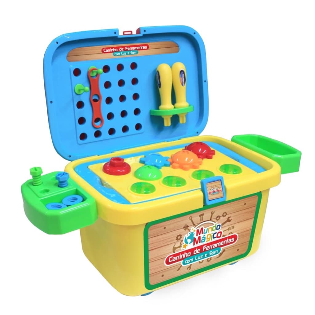 Carrinho De Ferramentas Andador Maleta Infantil XPlast