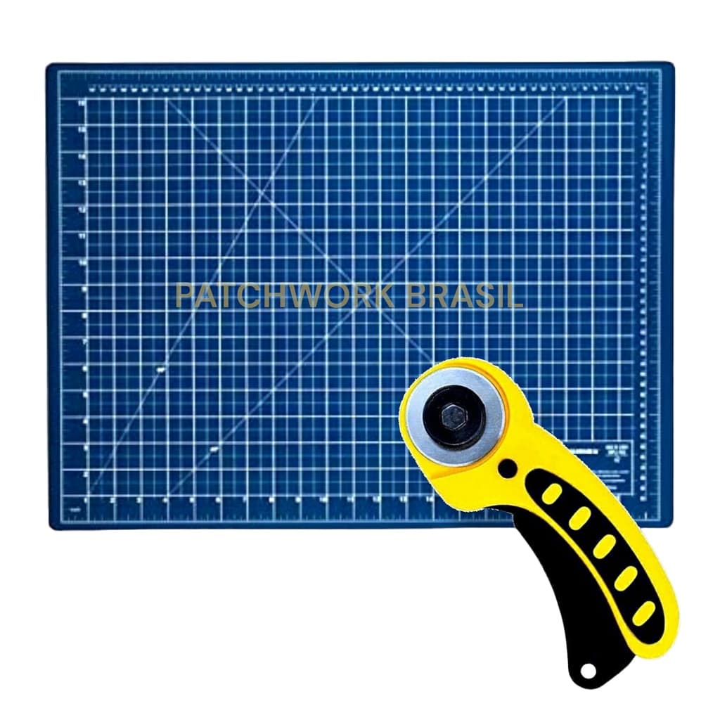 Base de corte 45x30 azul cortador circular 45mm Dona Shô