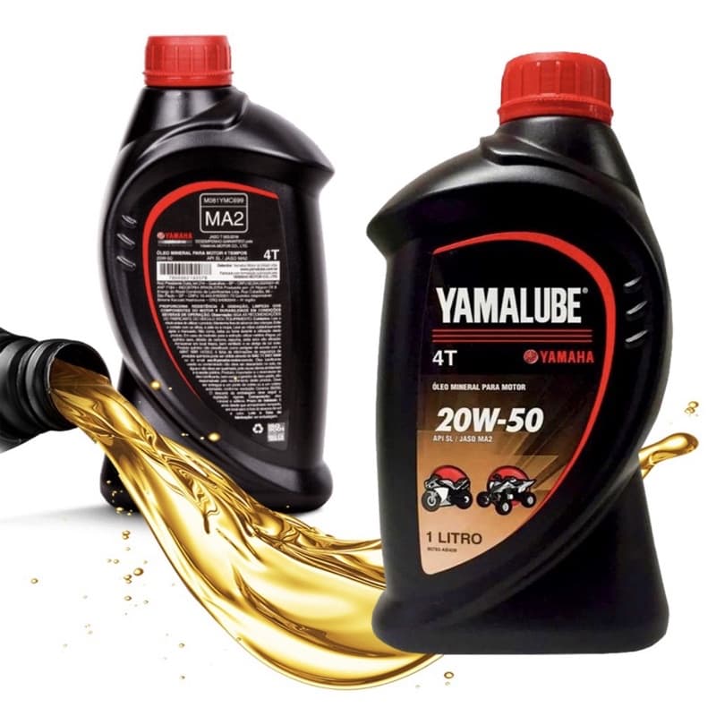 Óleo Motor Yamalube 20w50 Mineral Factor 125i / 150  /Fazer 150  / XTZ 150 Crosser /Fazer 250 / lander 250 / tenere 250 / neo 105 / ybr 125