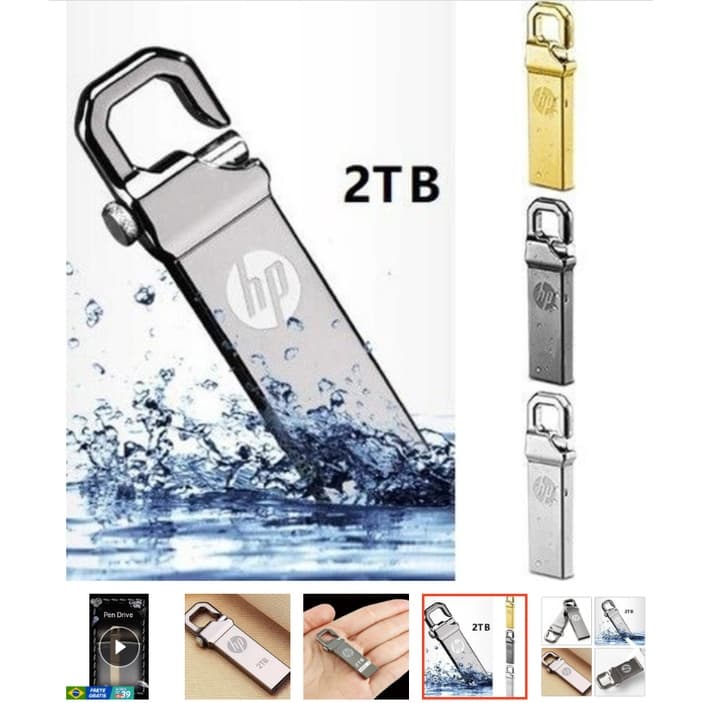 Pen drive 2TB hp 2.0 / flash drive barato original envio imediato