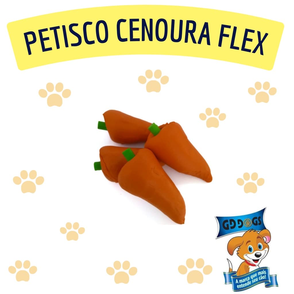 Petisco Para Cachorro - Cenoura Divertida (comestível)