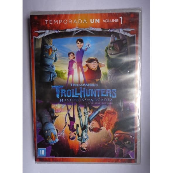 trollhunters histórias de Arcadia dreamworks dvd novo lacrado