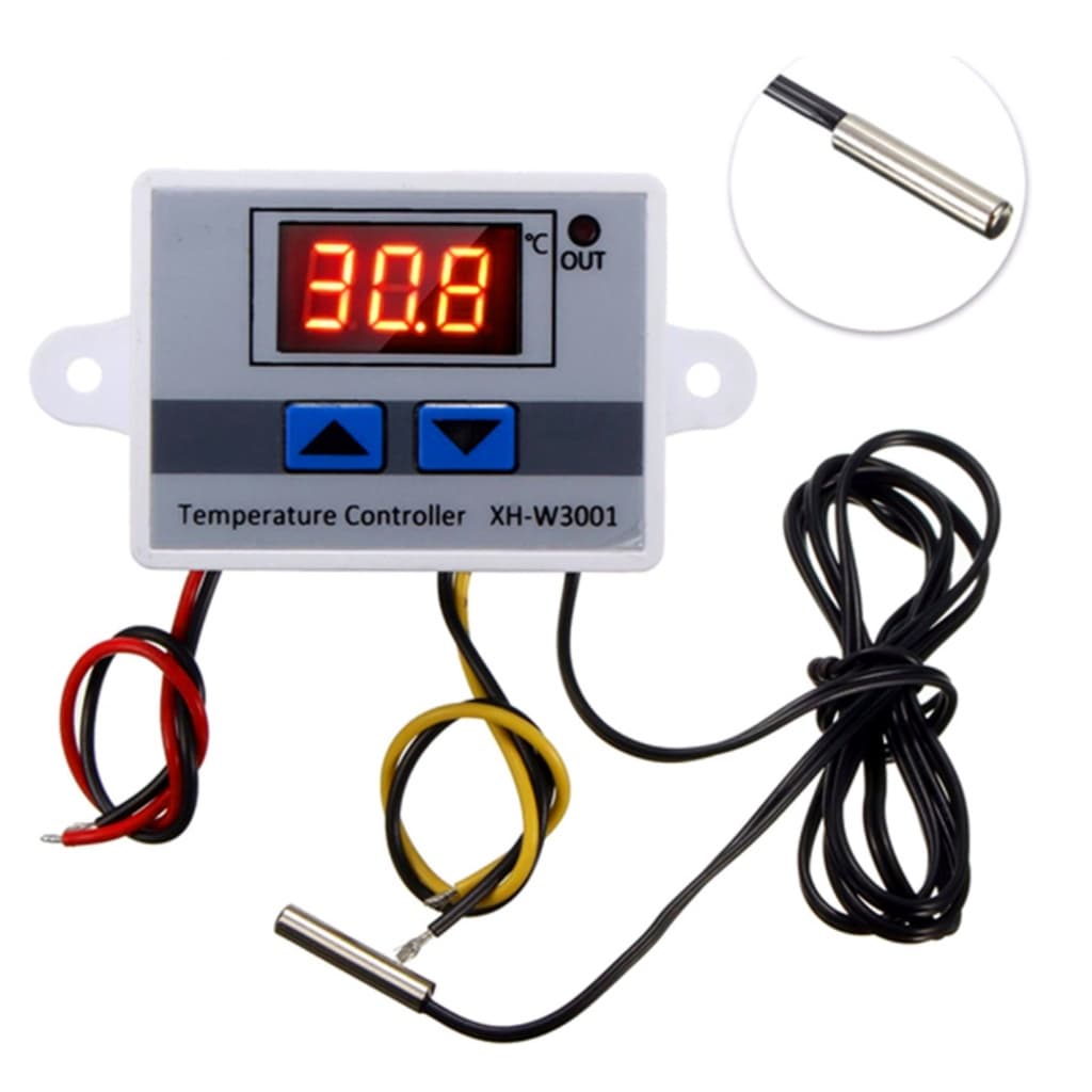 Controlador Temperatura Digital Termostato para Chocadeira Cervejeira Geladeira Freezer