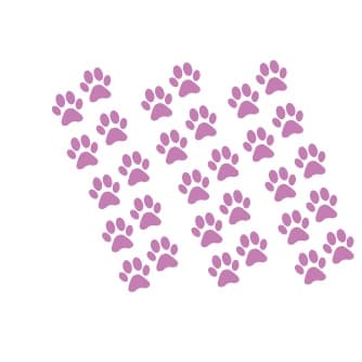 50 Adesivos Decoração Parede Pata Patinha Cachorro