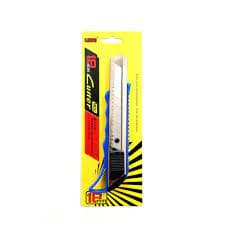 Estilete Profissional Emborrachado Lâmina 18mm Com Trava pachwork br