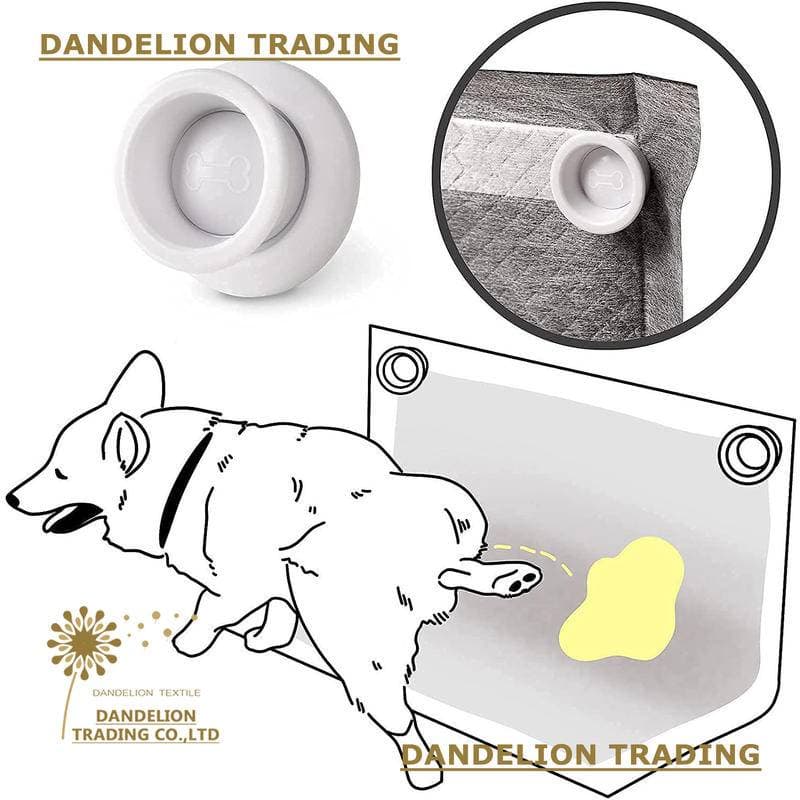 [DANDELION] Suporte Magnético Adesivo para Tapete Higiênico de Cães, Fixador Magnético para Tapete Sanitário de Cães, Fi