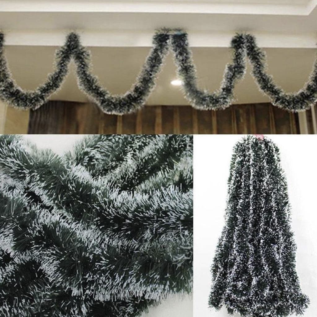 2M Guirlanda De Natal Para Decoração De Porta De Parede/Ornamento De Árvore N0Y4
