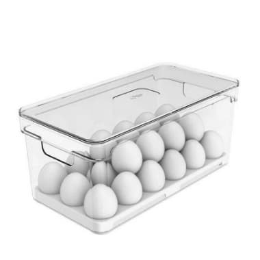 Organizador Porta  36 Ovos Com Tampa Geladeira Cozinha Ou