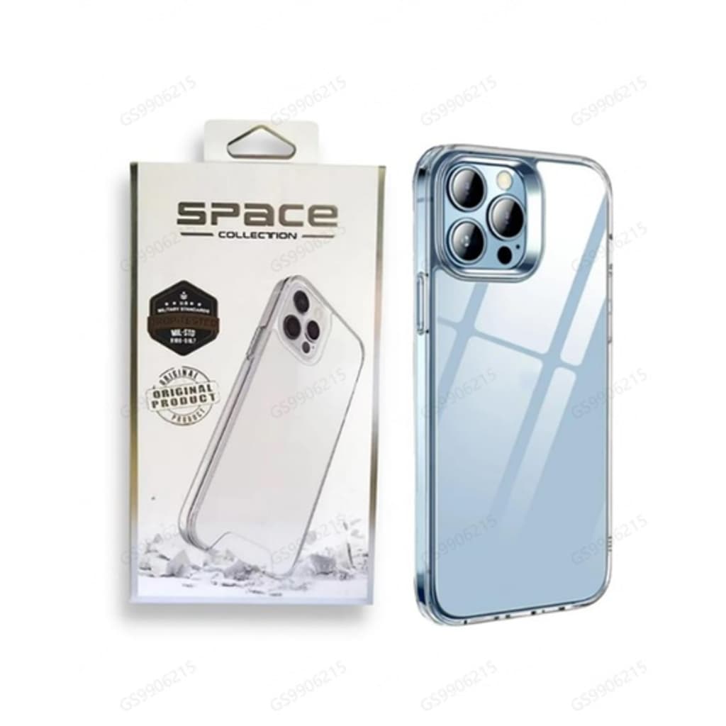 Capa Capinha Clear Space Capinha Acrilico Transparente Anti Impacto Olyps/Space Original (Não Amarela) Para iPhone
