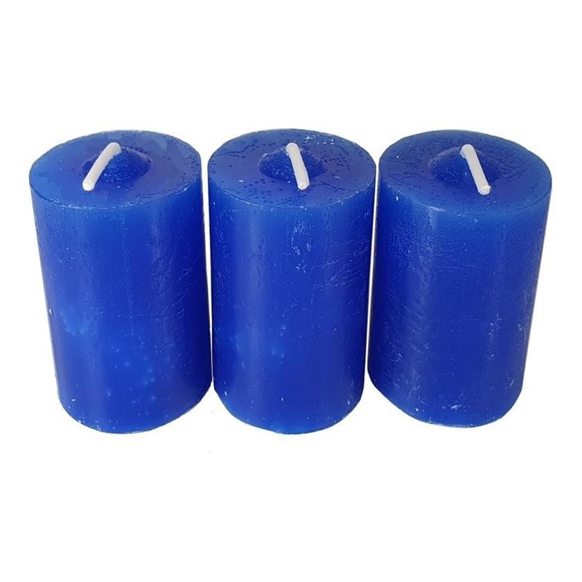 Kit 9 Velas Aromaticas Perfumadas Com Aroma De Alecrim
