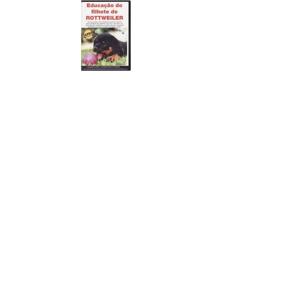 dvd educacao de filhote de rottweiler lacrado