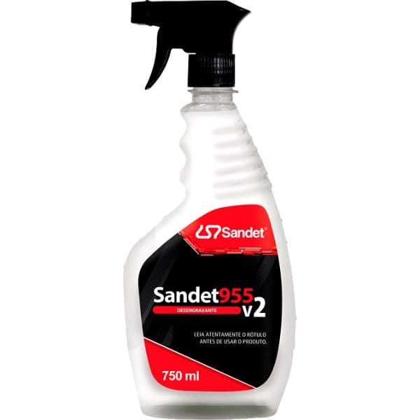 Desengraxante Spray Sandet 955 Limpa Motor Remove Graxa E Óleo 750ml