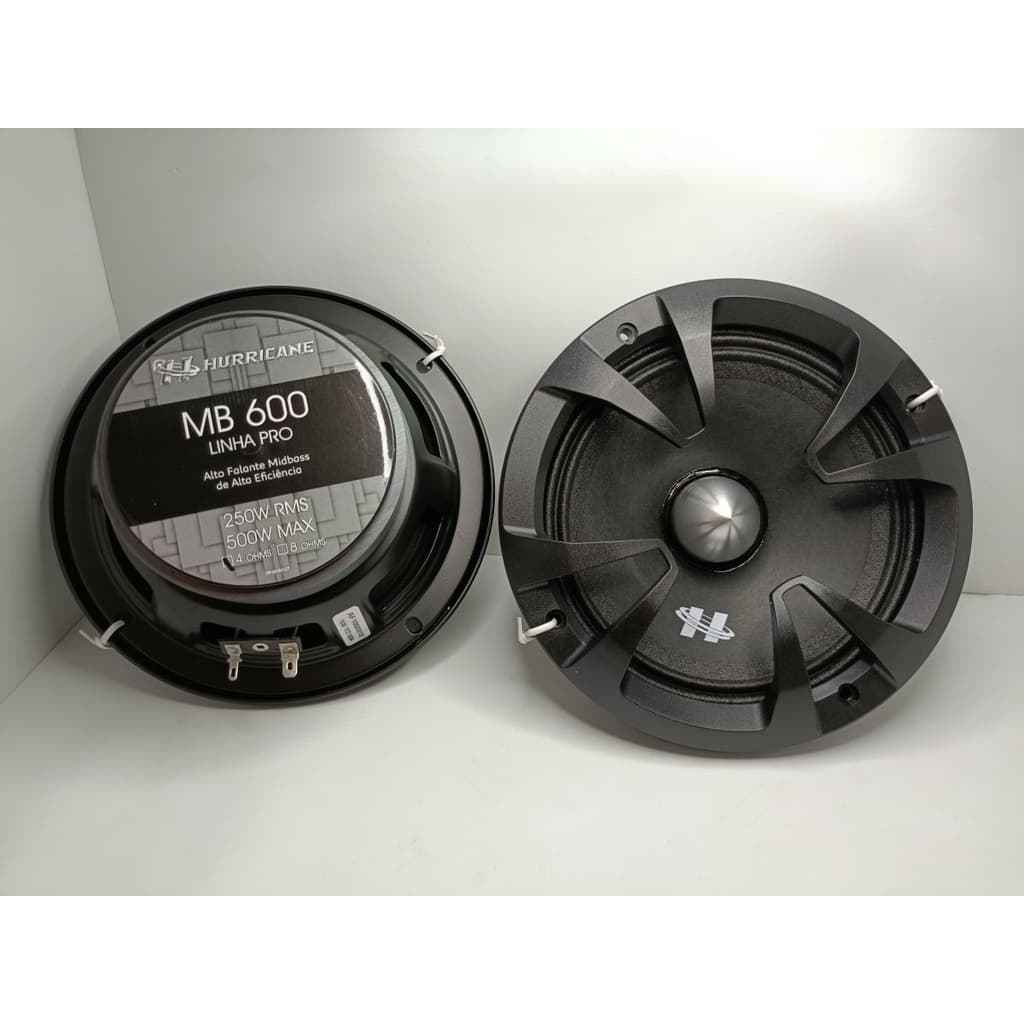 Par Alto Falante Midbass Hurricane Pro Mb600 6 500w Rms