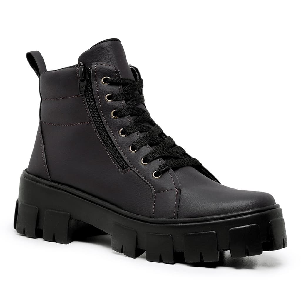 Bota Tratora Botinha com Ziper lateral do 33 ao 44