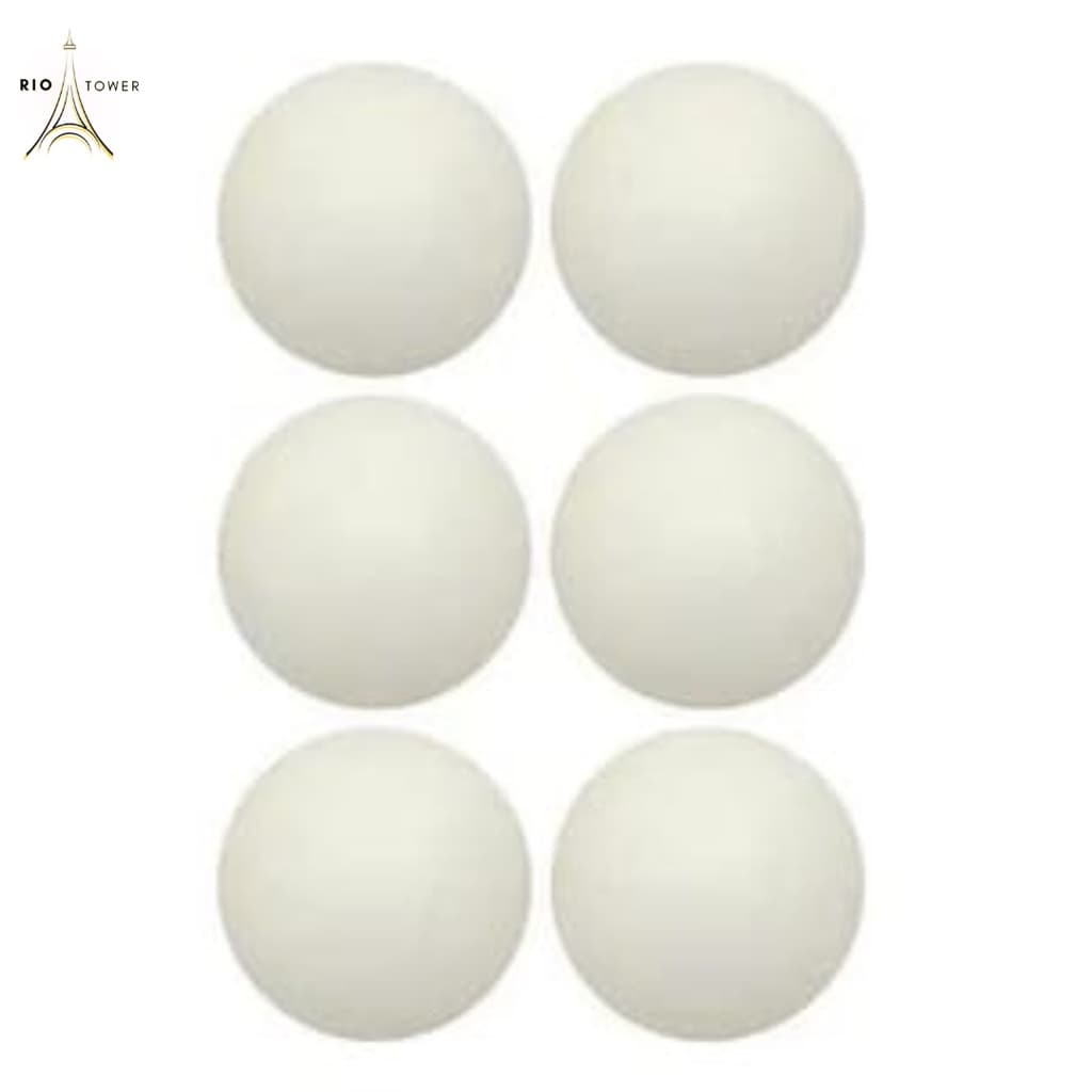 Bolinha Ping-Pong 6 Unidades Na Cartela Kit Bola Tênis Mesa