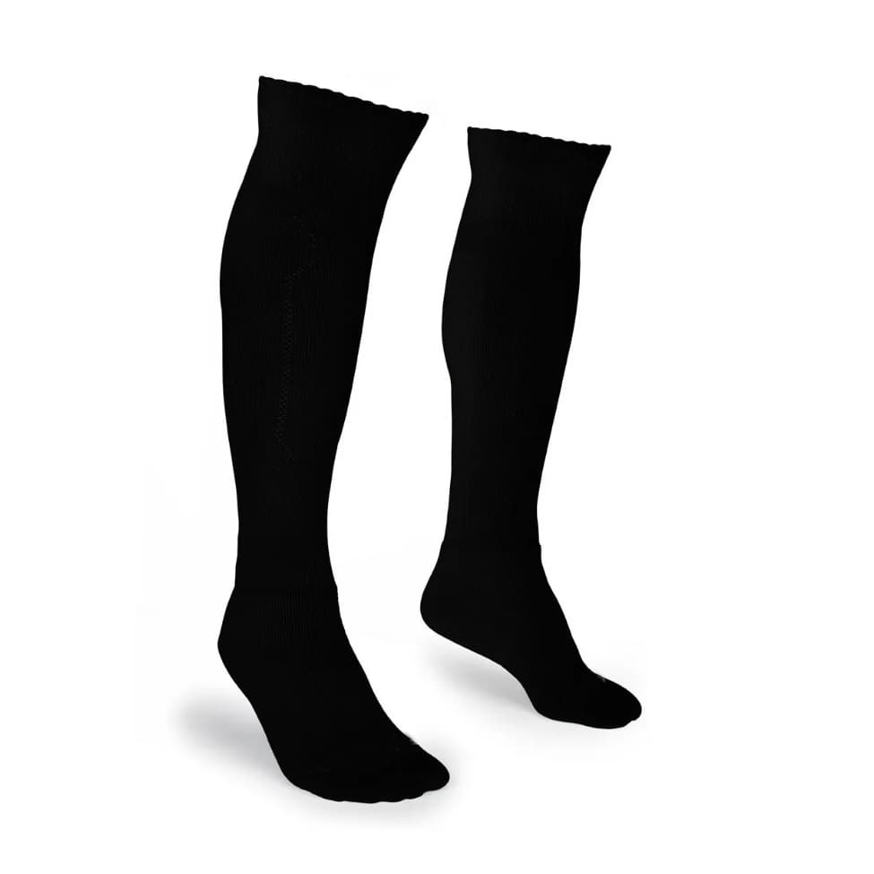 Meião de Futebol  Preto Par Futebol Salão Society e Campo 30 ao 36