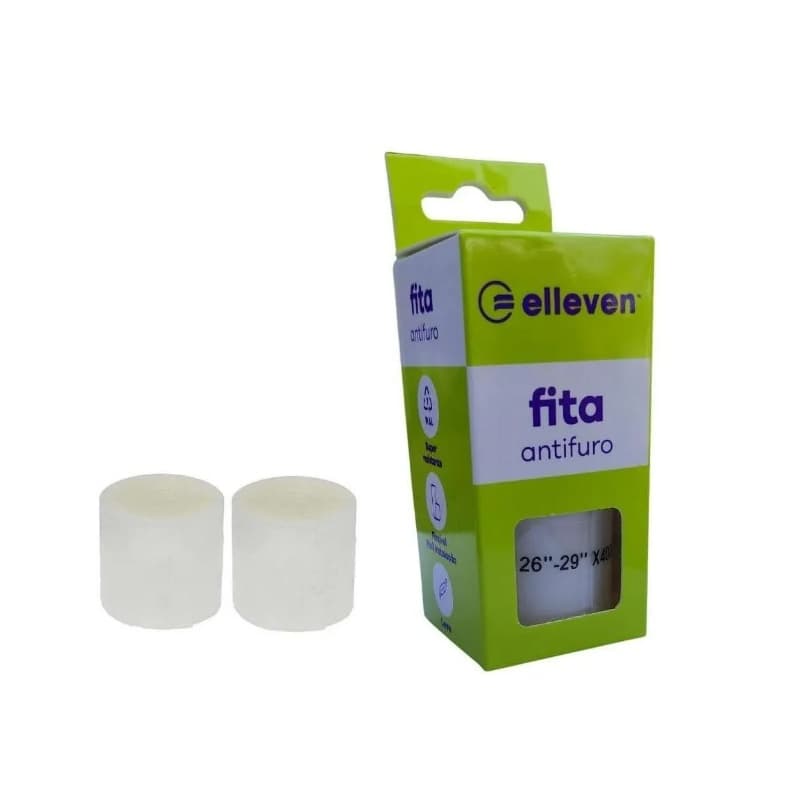 Par de Fita Anti-furo Bike Bicicleta Aro 26/29 Desconto Elleven  Protetora pneu