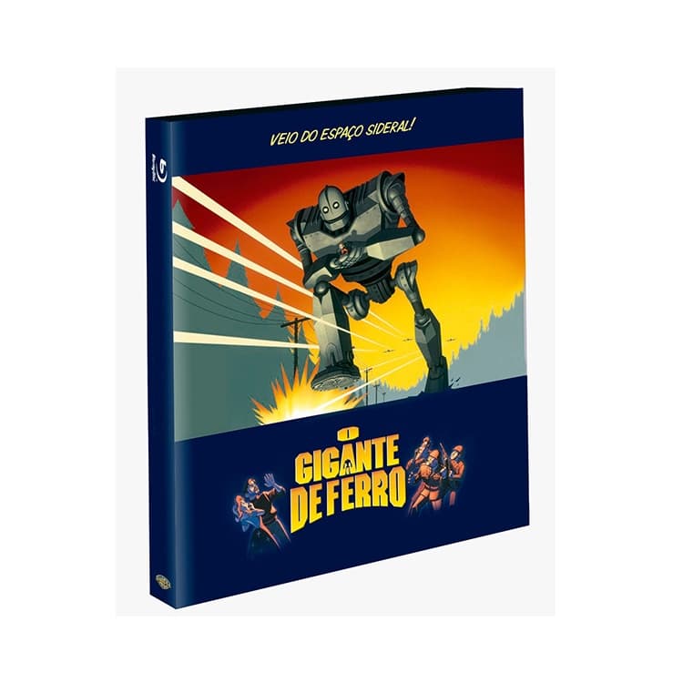 Blu-ray + Dvd O Gigante de Ferro – Edição com Luva + 5 Super Cards (Exclusivo)