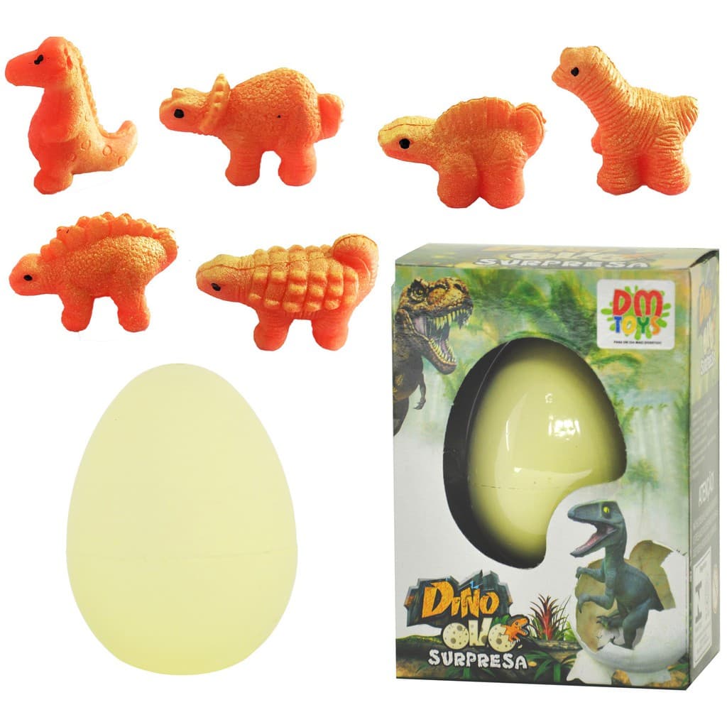 Dino Ovo Dinossauro  06 cm Surpresa Água Que Cresce - choca na água