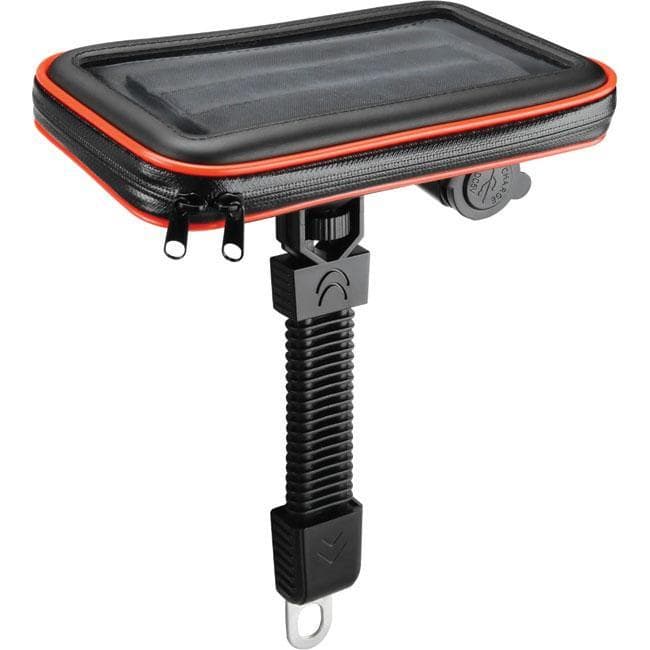 Suporte Celular Moto Com Carregador USB 5.5 Polegadas Retrovisor
