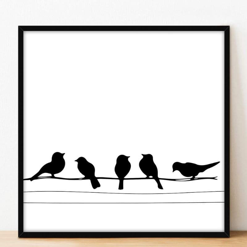 Quadro placa decorativa passafos preto fundo branco 20x30 Alta Qualidade 4k