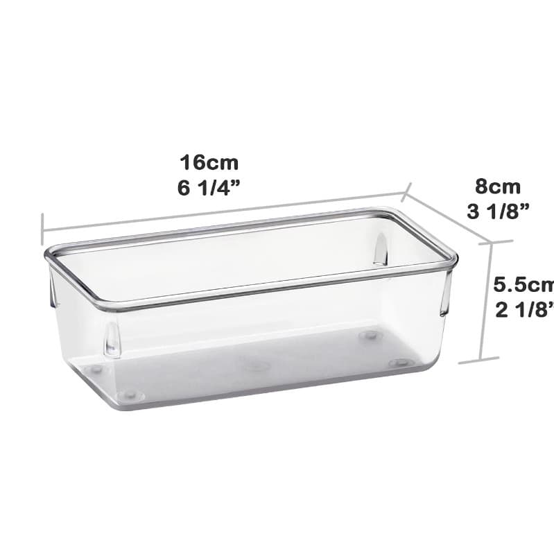 Organizadores Multiuso modular para Gavetas,maquiagem  Armários, Geladeiras, Pote Acrílico Cristal acrimet