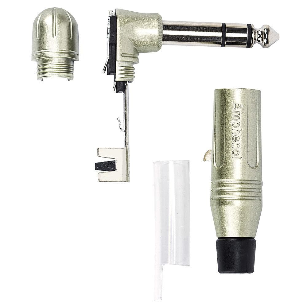 Plug P10 Estereo, 90 Graus, Acps-rn - Amphenol