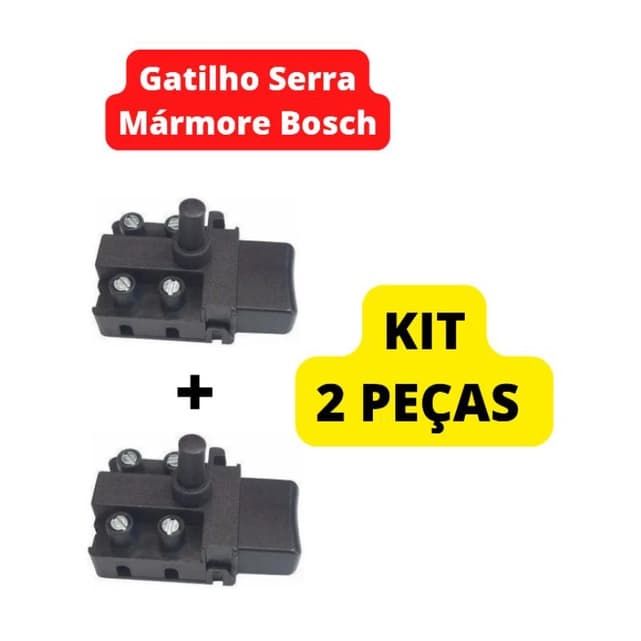 Botão Gatilho Chave Liga Desliga Interruptor Serra Mármore Bosch Gdc 1440